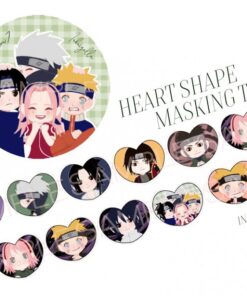 Team 7 Heart Shape Masking tape