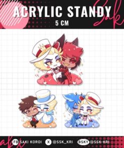 Hazbin Hotel | Acrylic Standy | Alastor & Lucifer