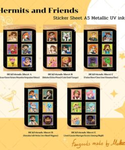 Sticker Sheet ☆ Hermits & Friends ☆