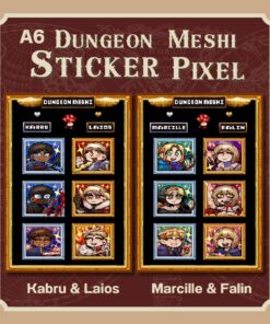 Dungeon Meshi Sticker Pixel