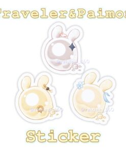 【PRE-ORDER】 [Genshin Impact] Seelie Sticker : Travelers & Paimon + Full set (shipment within April)