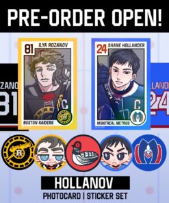 【PRE-ORDER】 [HEATED RIVALRY] HOLLANOV ✨sticker/sticker set✨ (shipment within March)